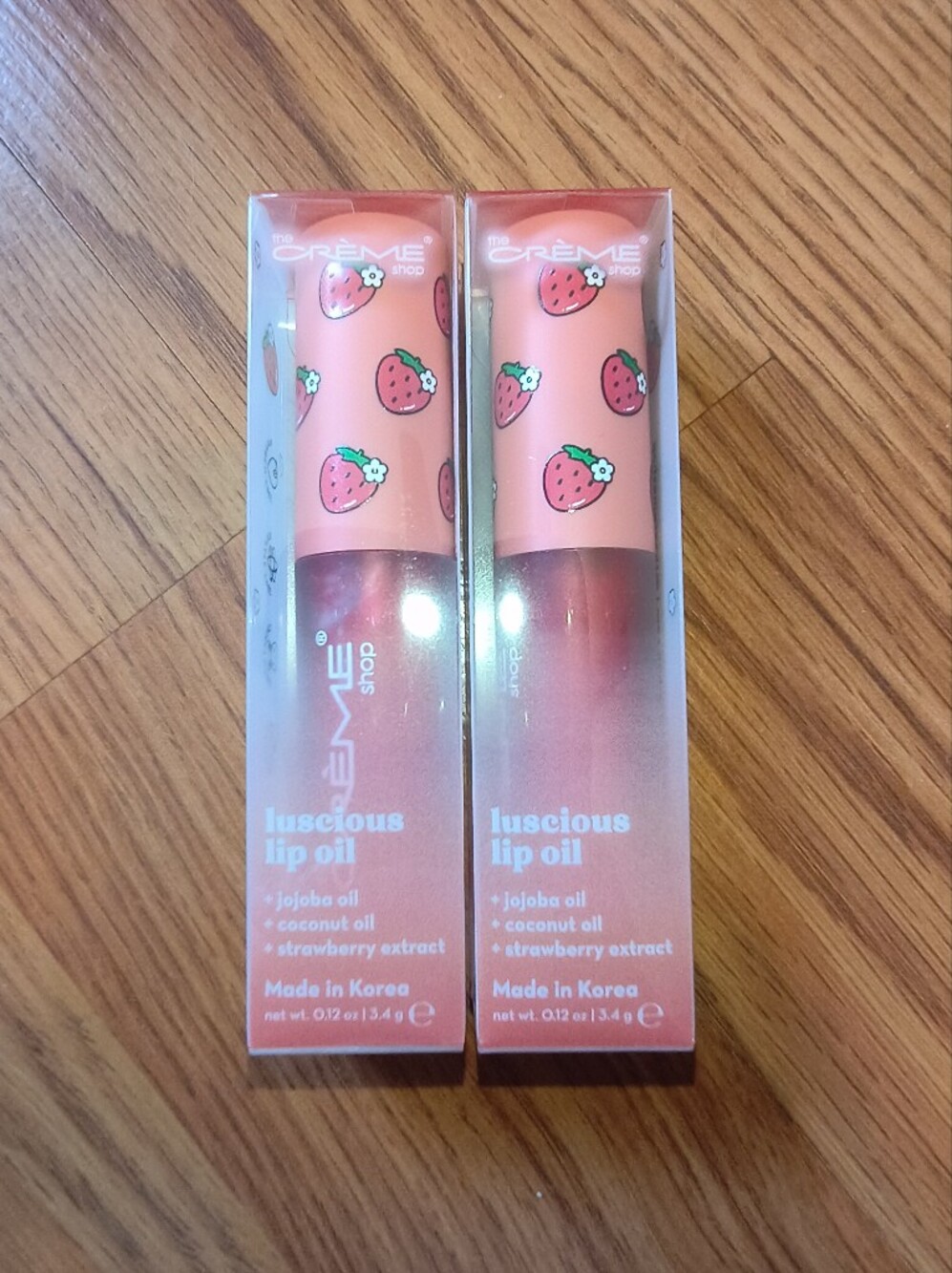 The Creme Shop Strawberry jelly Lip Oil 2pack